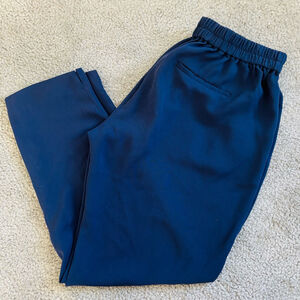 EUC J. CREW Jamie Tapered Leg Ankle Pant Pull-On in Navy | Sz 8